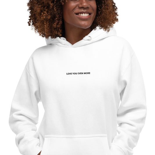 Love You Even More White Cozy Sweatshirt
